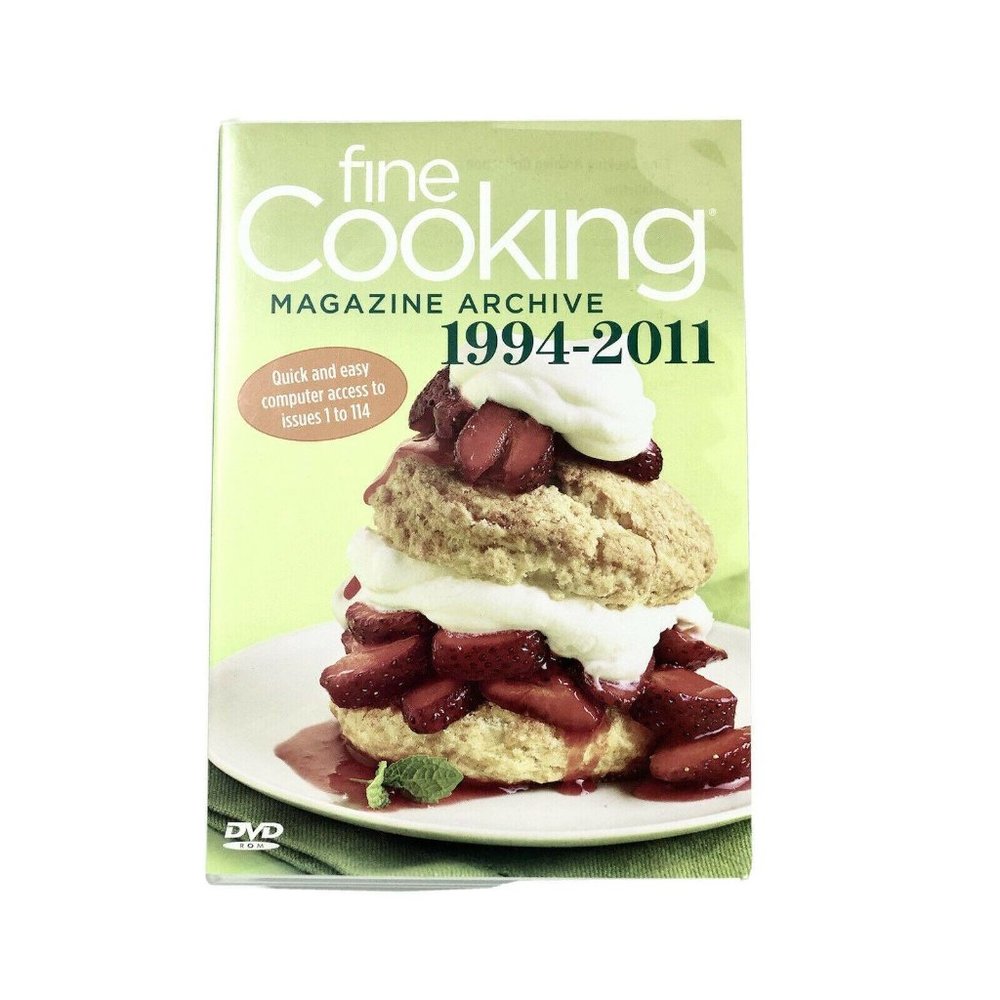 Fine Cooking Magazine DVD Rom Software Recipes